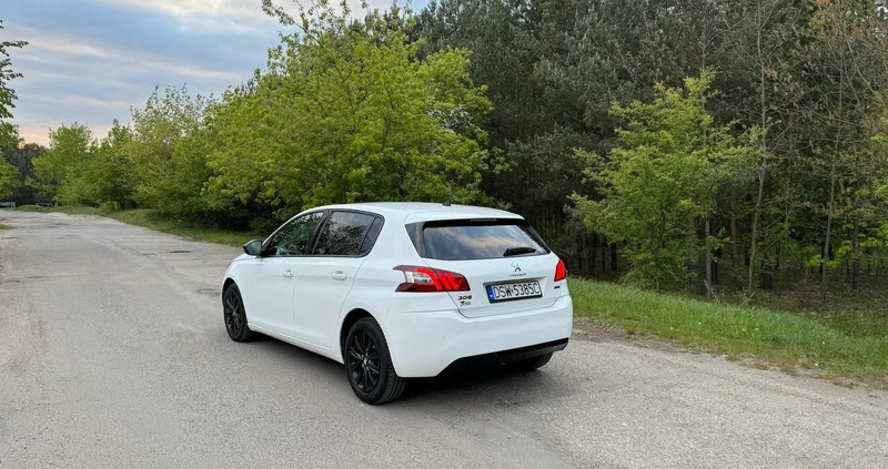 Peugeot 308 cena 37550 przebieg: 168000, rok produkcji 2016 z Wrocław małe 79